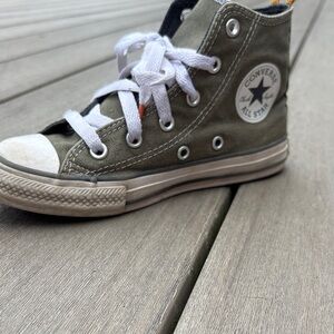 Converse Kids High-Top Sneakers - Khaki